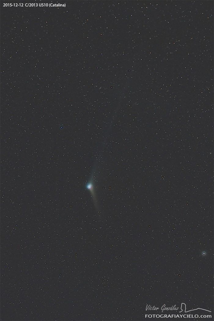 Cometa C/2013 US10 (Catalina). Fecha 12/12/2015