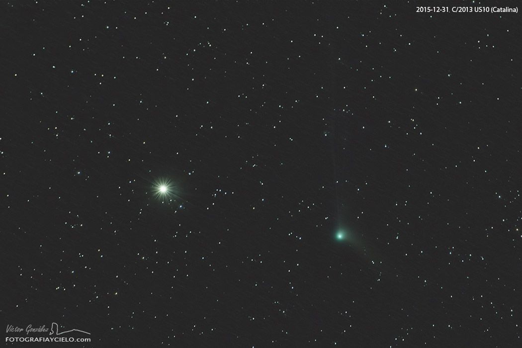 Cometa C/2013 US10 (Catalina). Fecha 31/12/2015